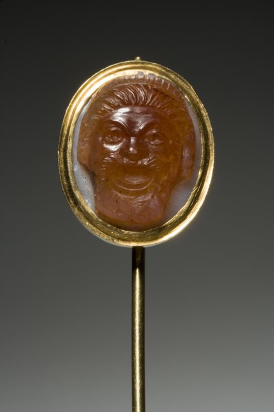 Cameo of a theatre mask by Roman